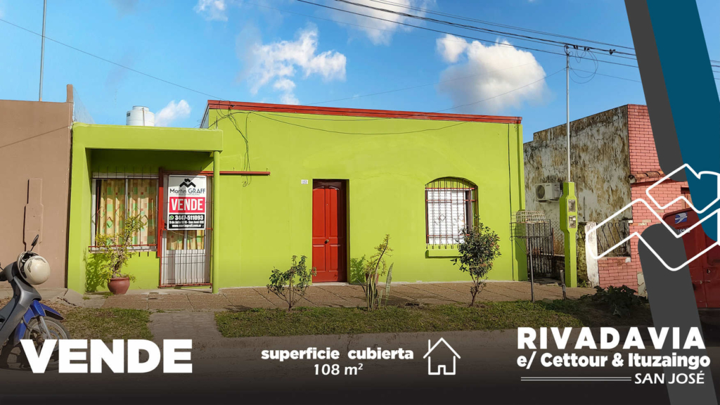 Casa / vivienda en venta - San José, Entre Ríos - Martín Graff Consultor Inmobiliario