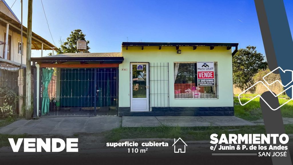 Casa / vivienda - San José, Entre Ríos - Martín Graff Consultor Inmobiliario