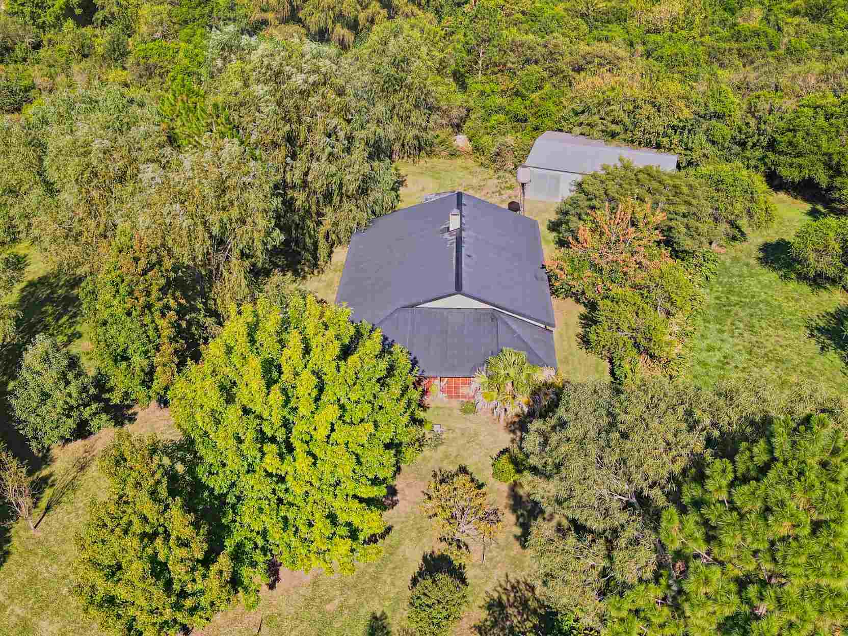 Casa con galpón Las Cañitas San José – vista aérea