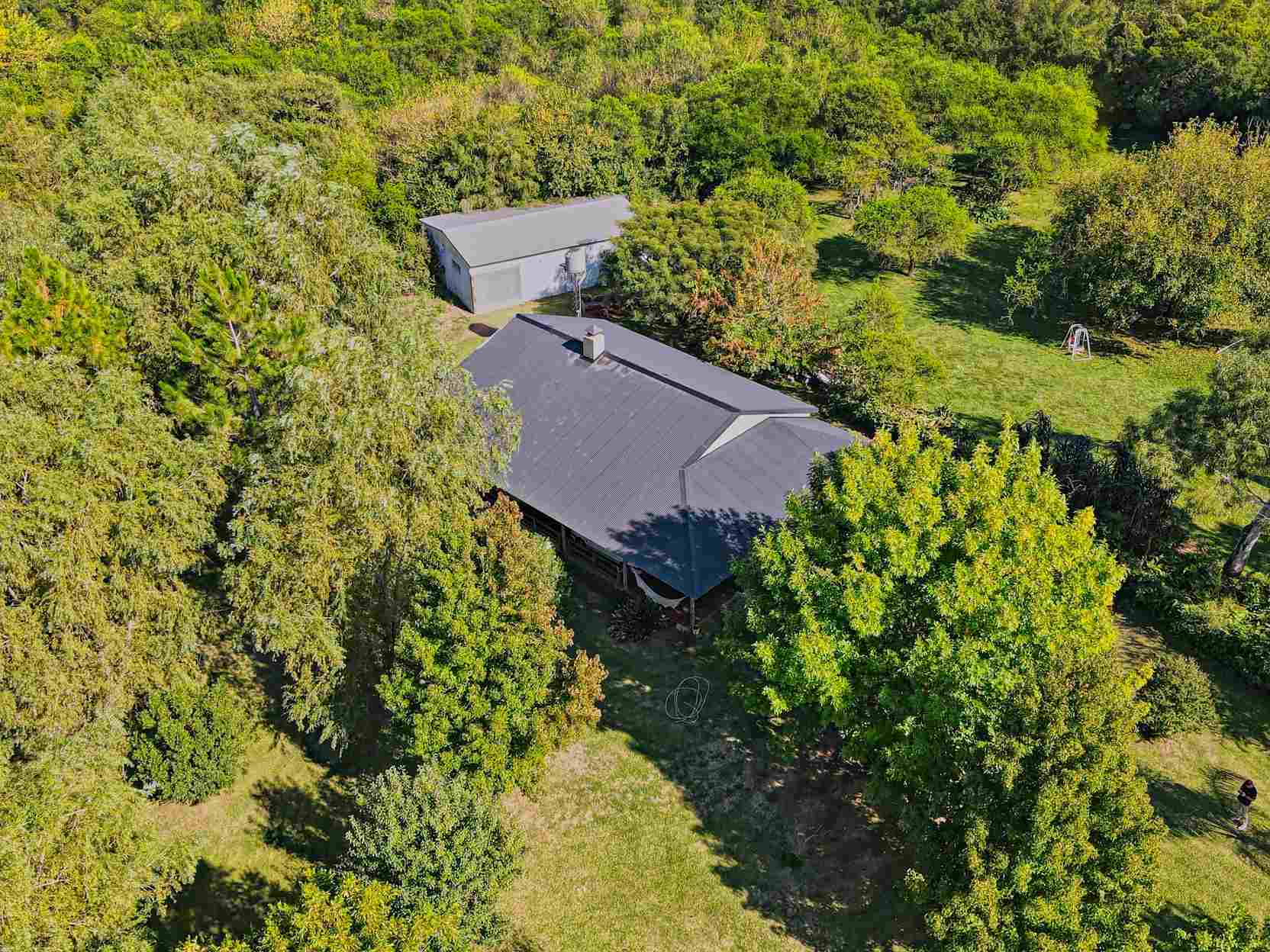 Casa con galpón Las Cañitas San José – vista aérea