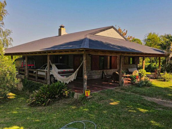 Casa con galpón Las Cañitas San José – vista aérea