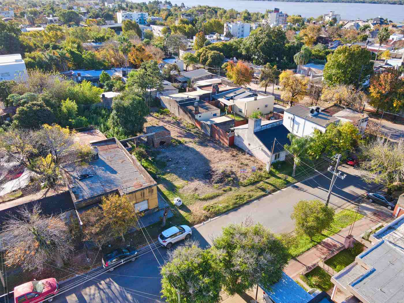 Vista aérea lote en venta en Colón Entre Ríos cerca del puerto