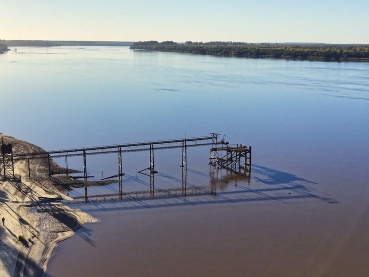 lote frente al río Uruguay San José exclusivo vista aérea